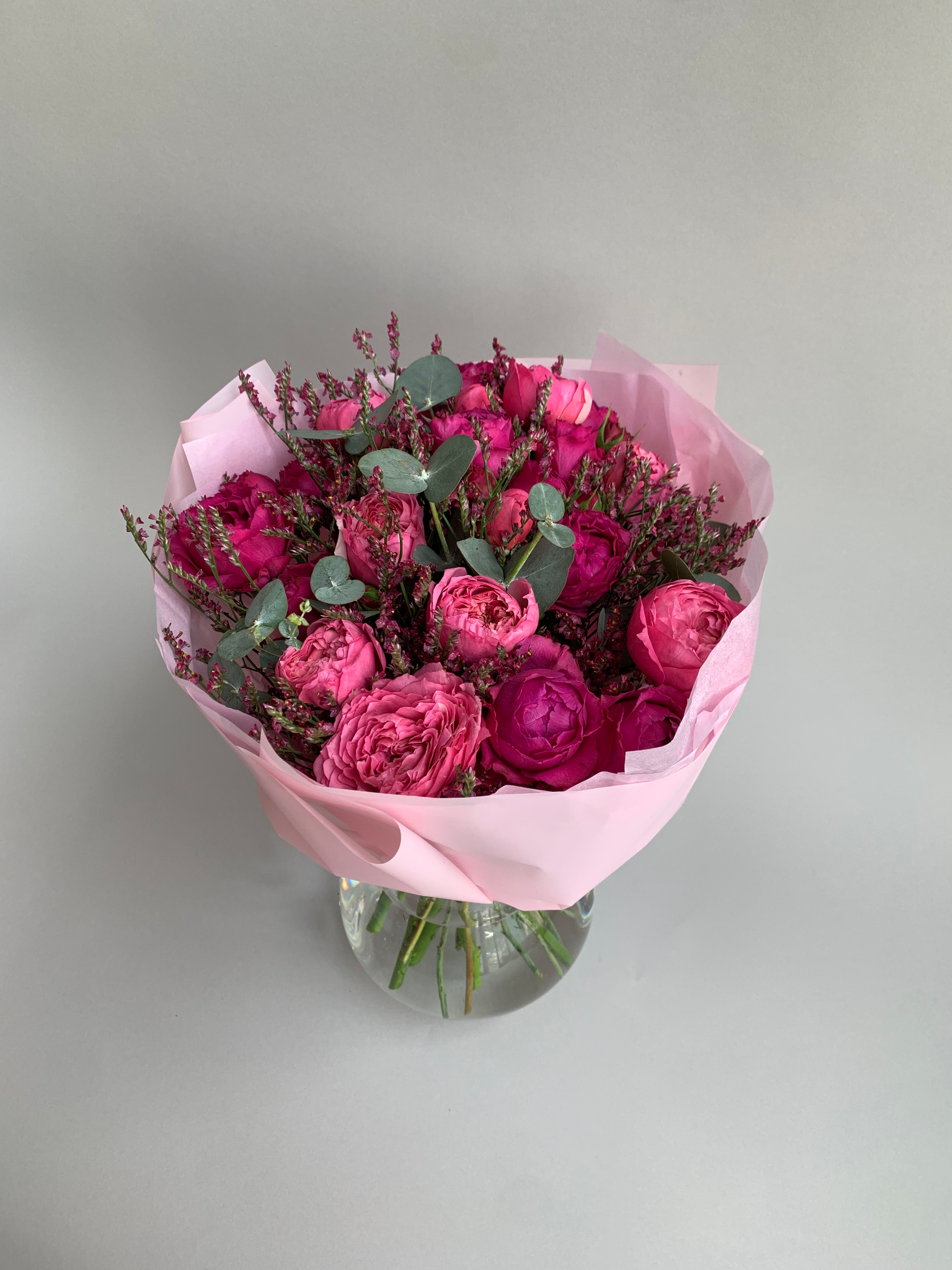 Букет с кустовыми Розами