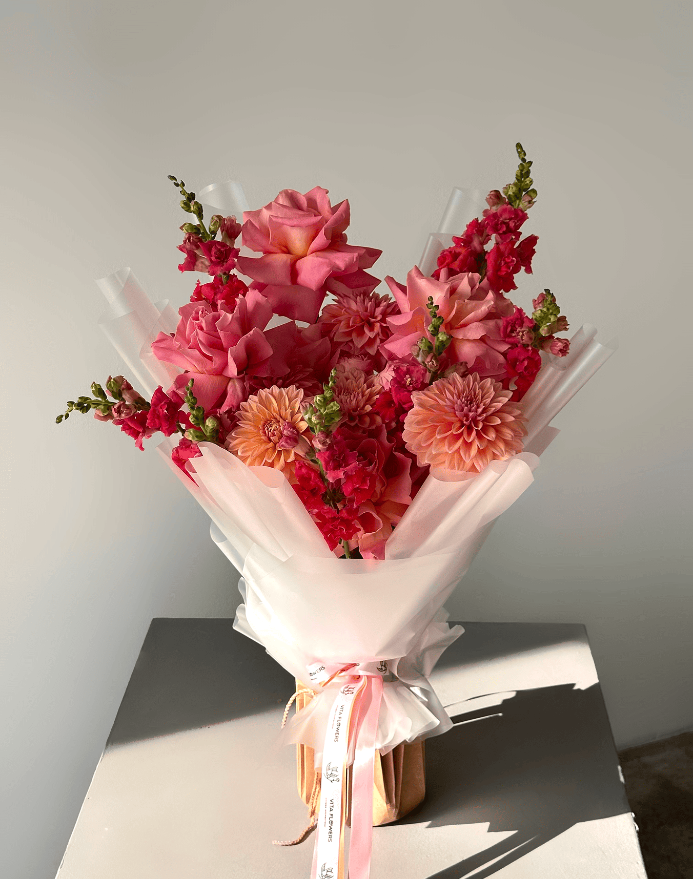 букеты с антирринумом в москве