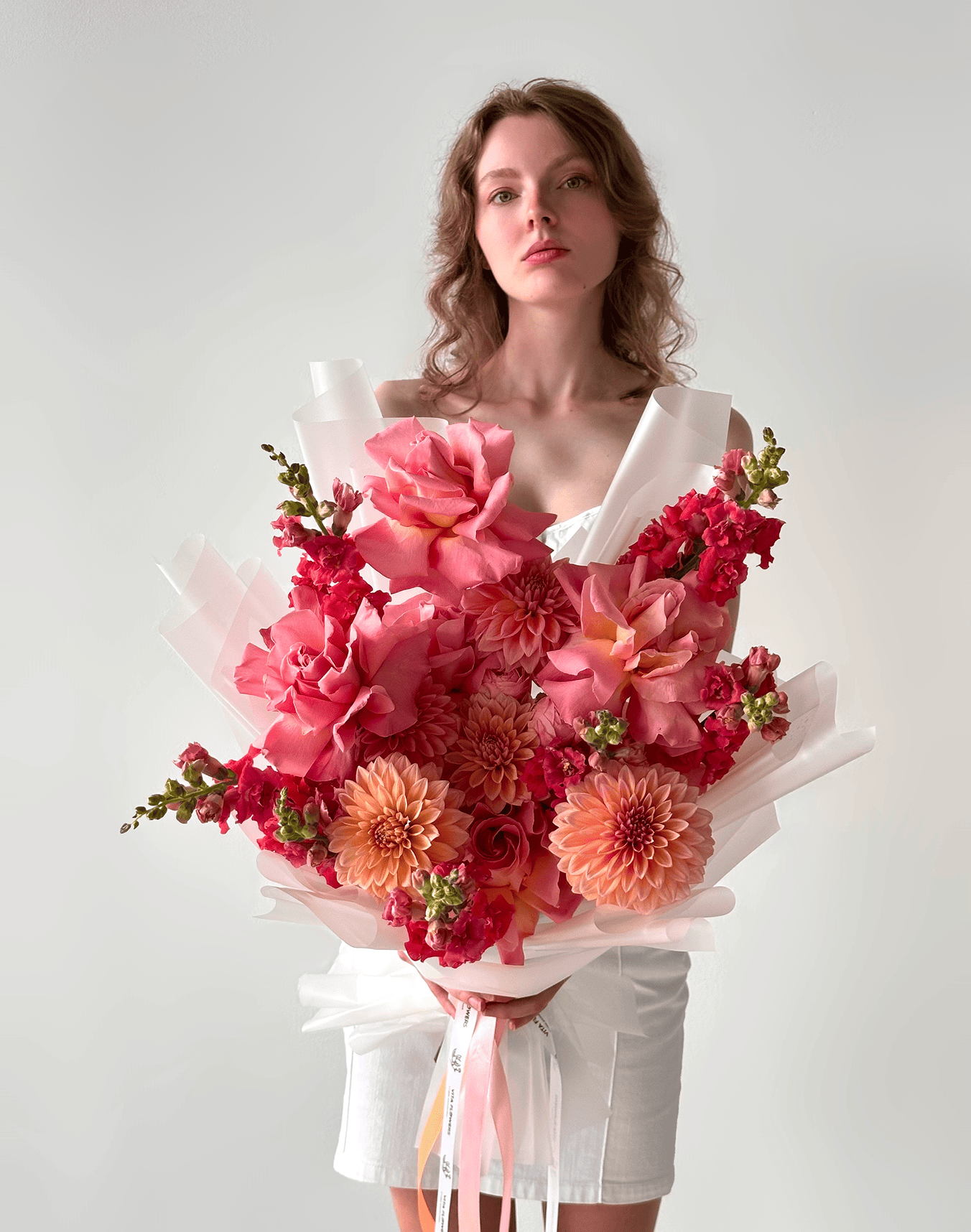 коралловый букет купить