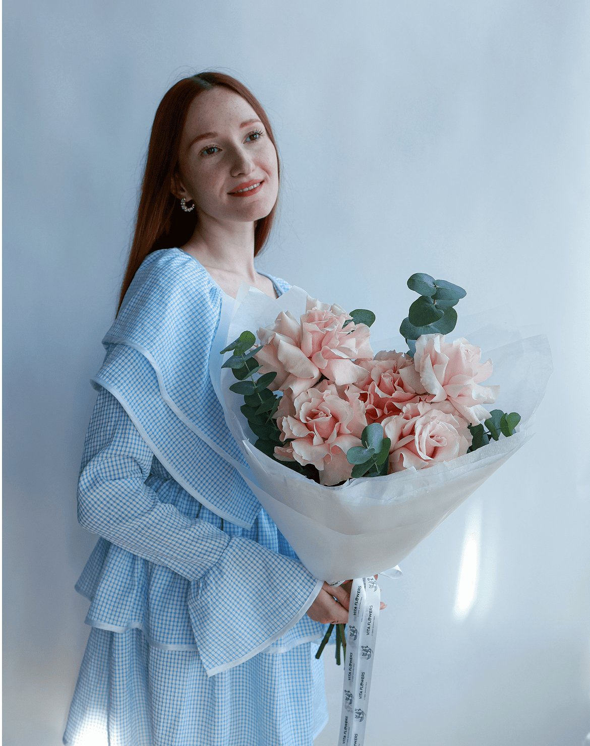 розовые розы с доставкой для жены