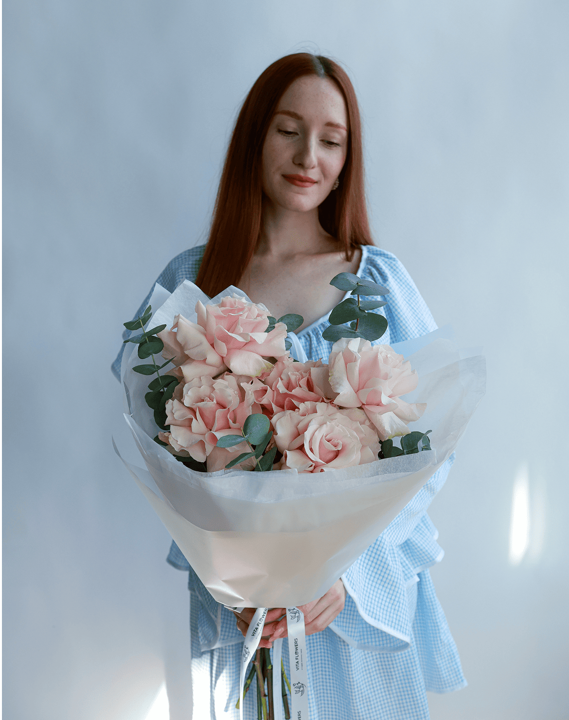 розовые розы с доставкой