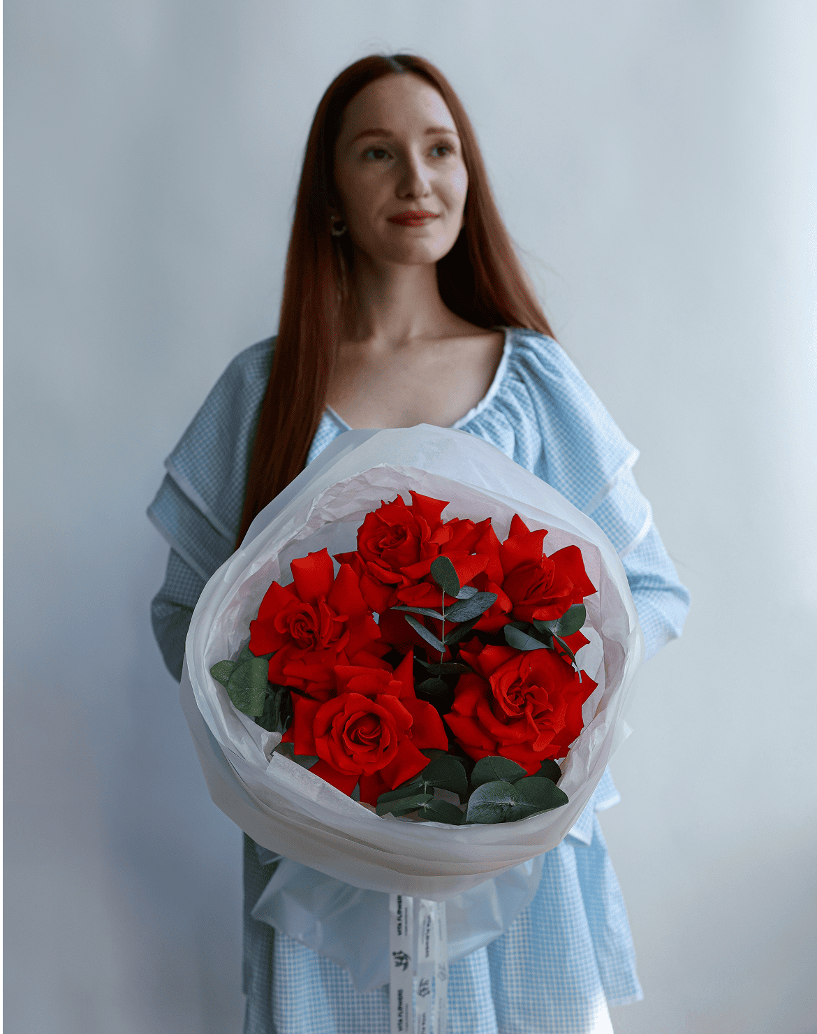 цветы розы красные ажурные купить