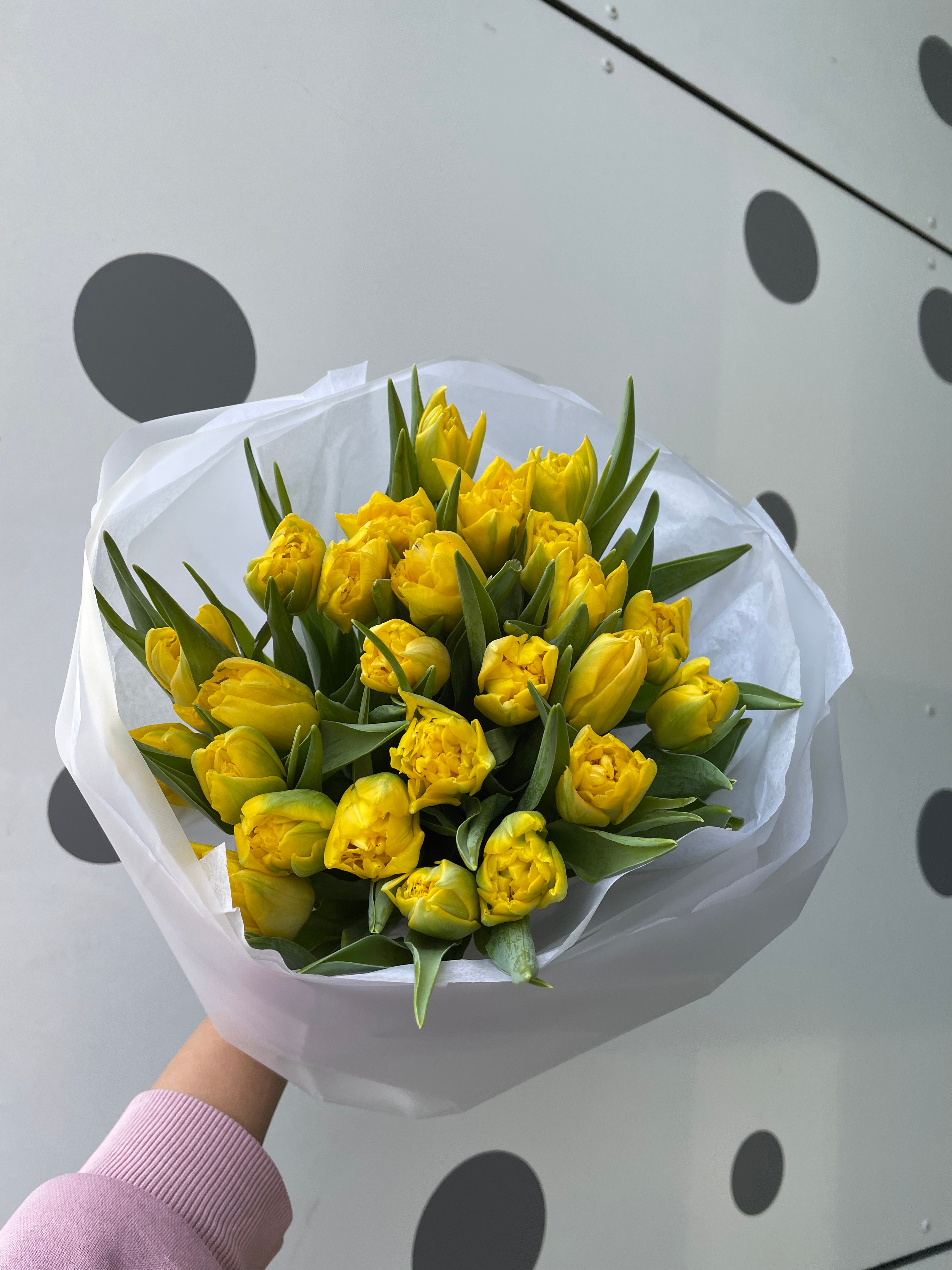 Букет из пионовидных тюльпанов