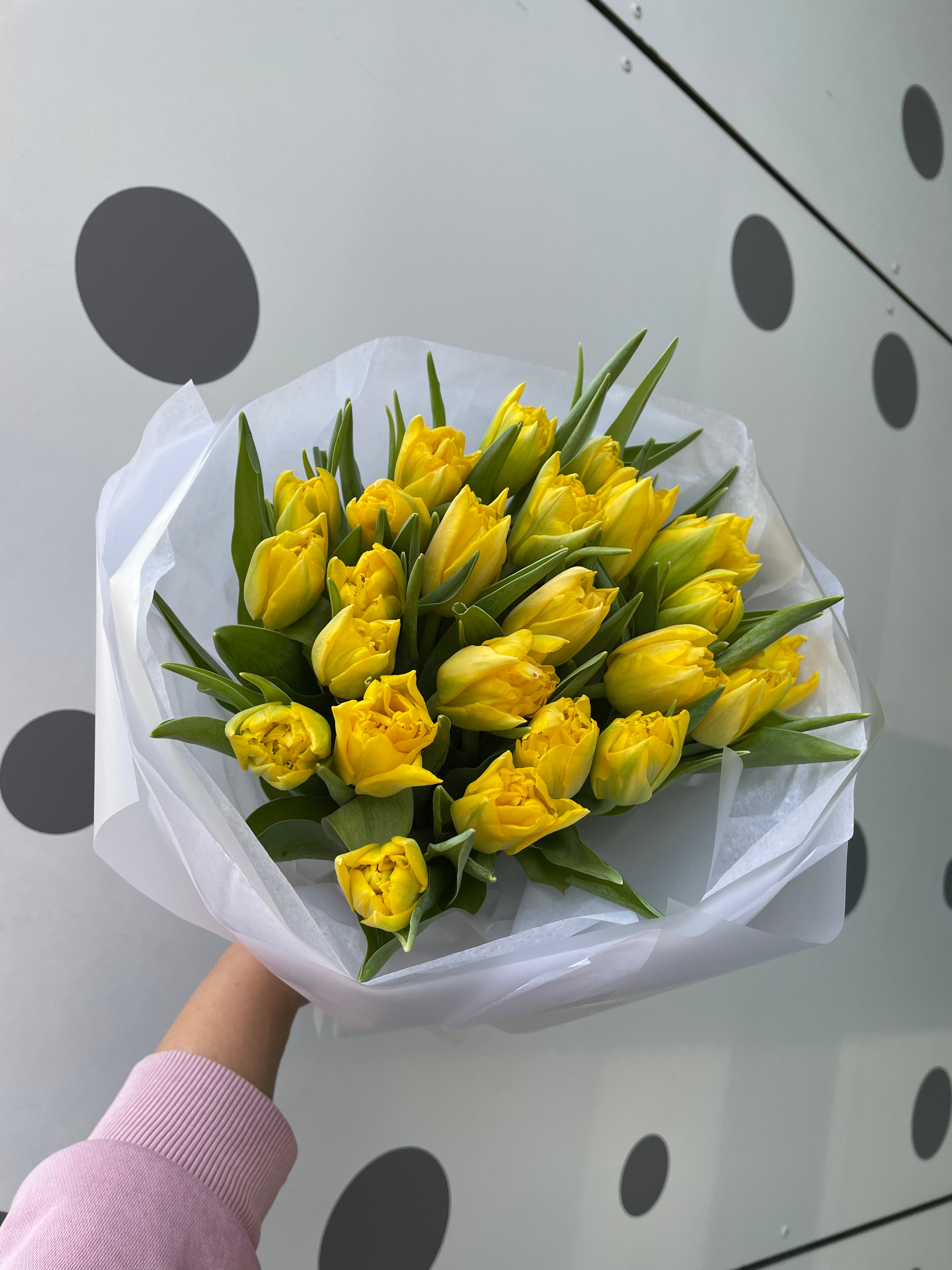 Букет из пионовидных тюльпанов