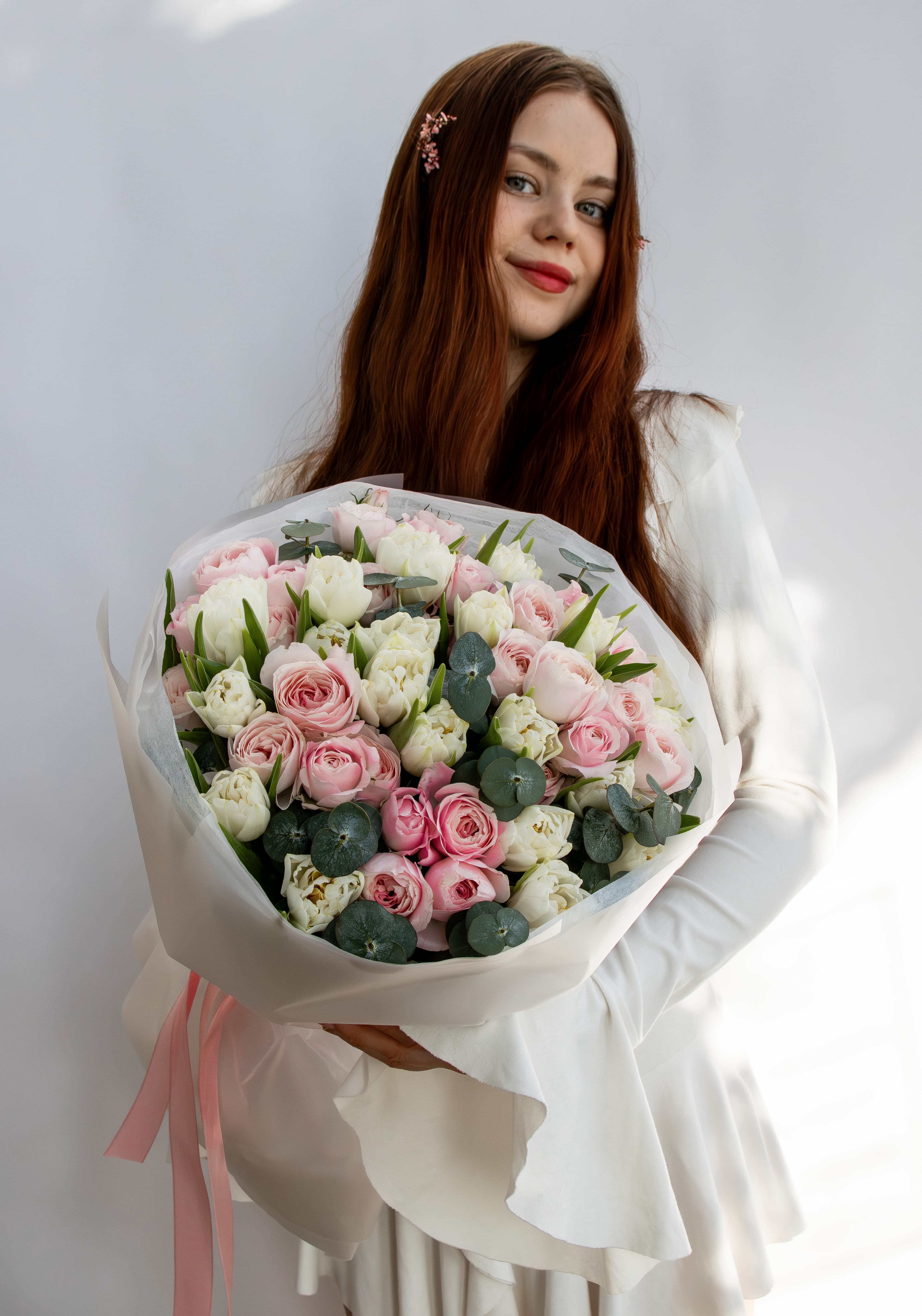 тюльпаны и розы на 8 марта что дарить