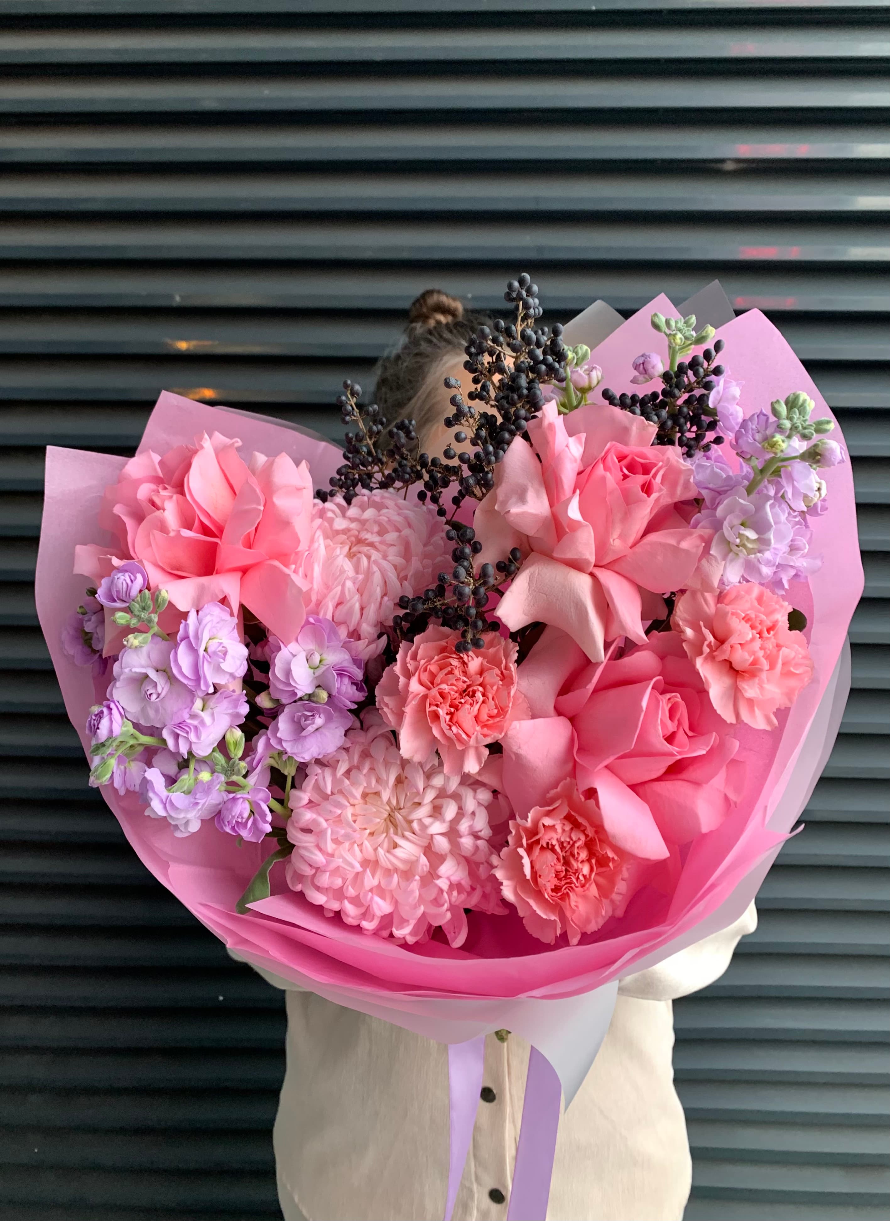 сборные букеты из живых цветов