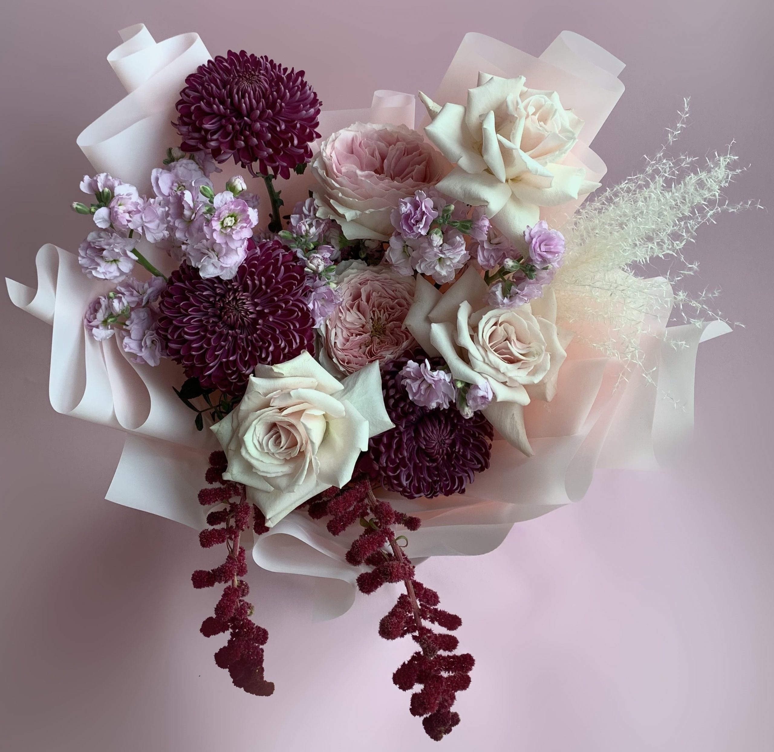 Букет с Хризантемой и Розами