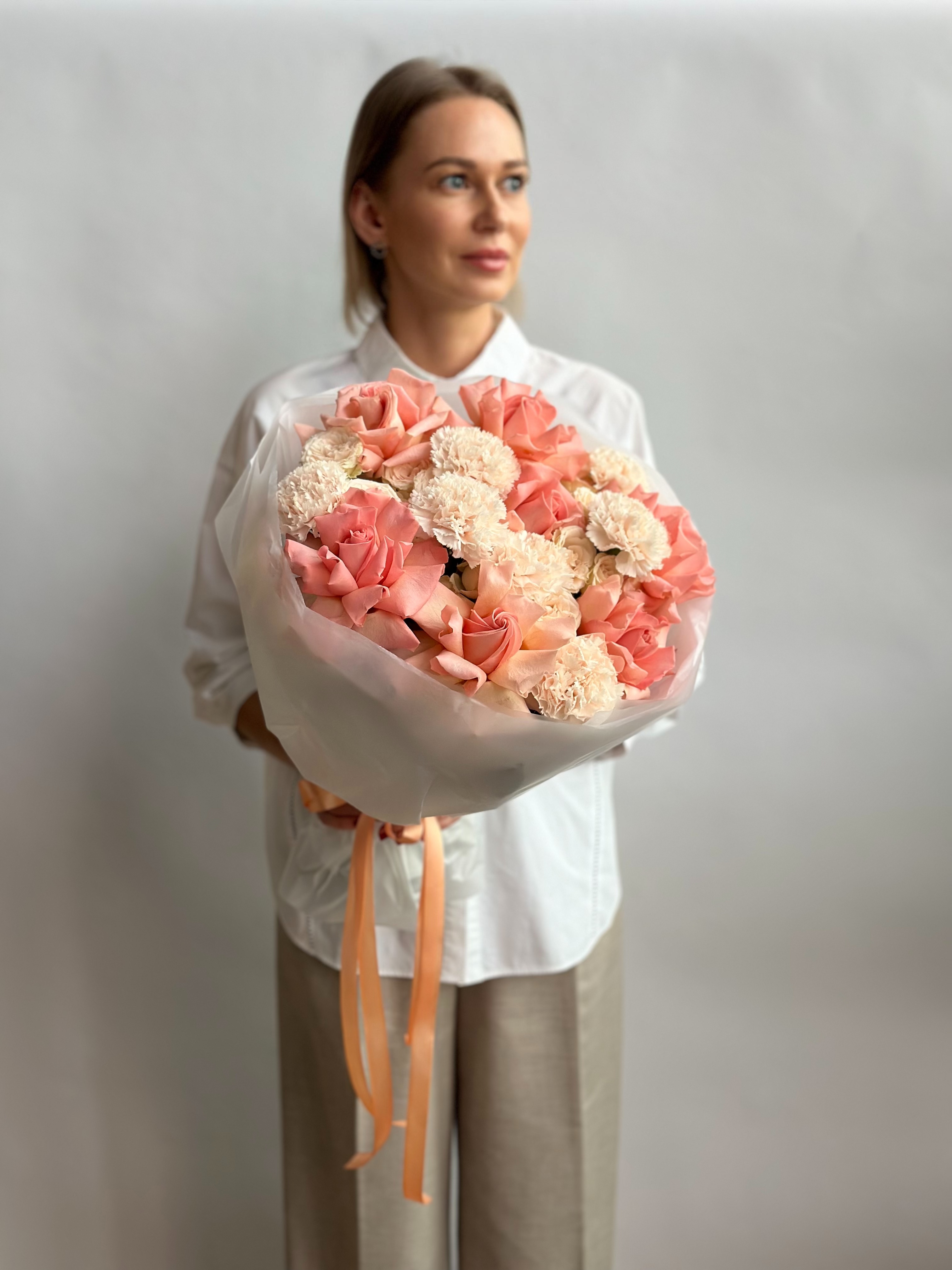 французские розы букет на ходынке