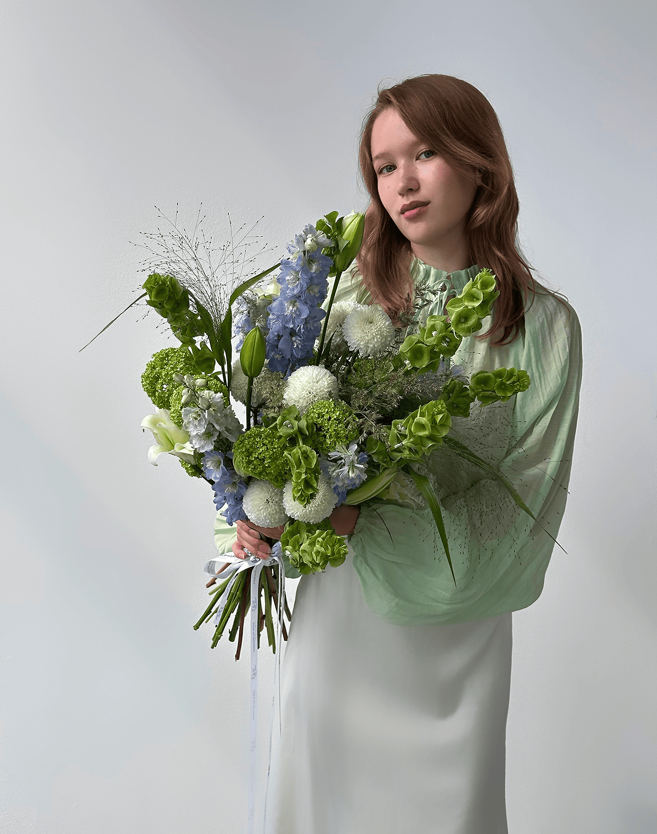 весенний букет зеленый