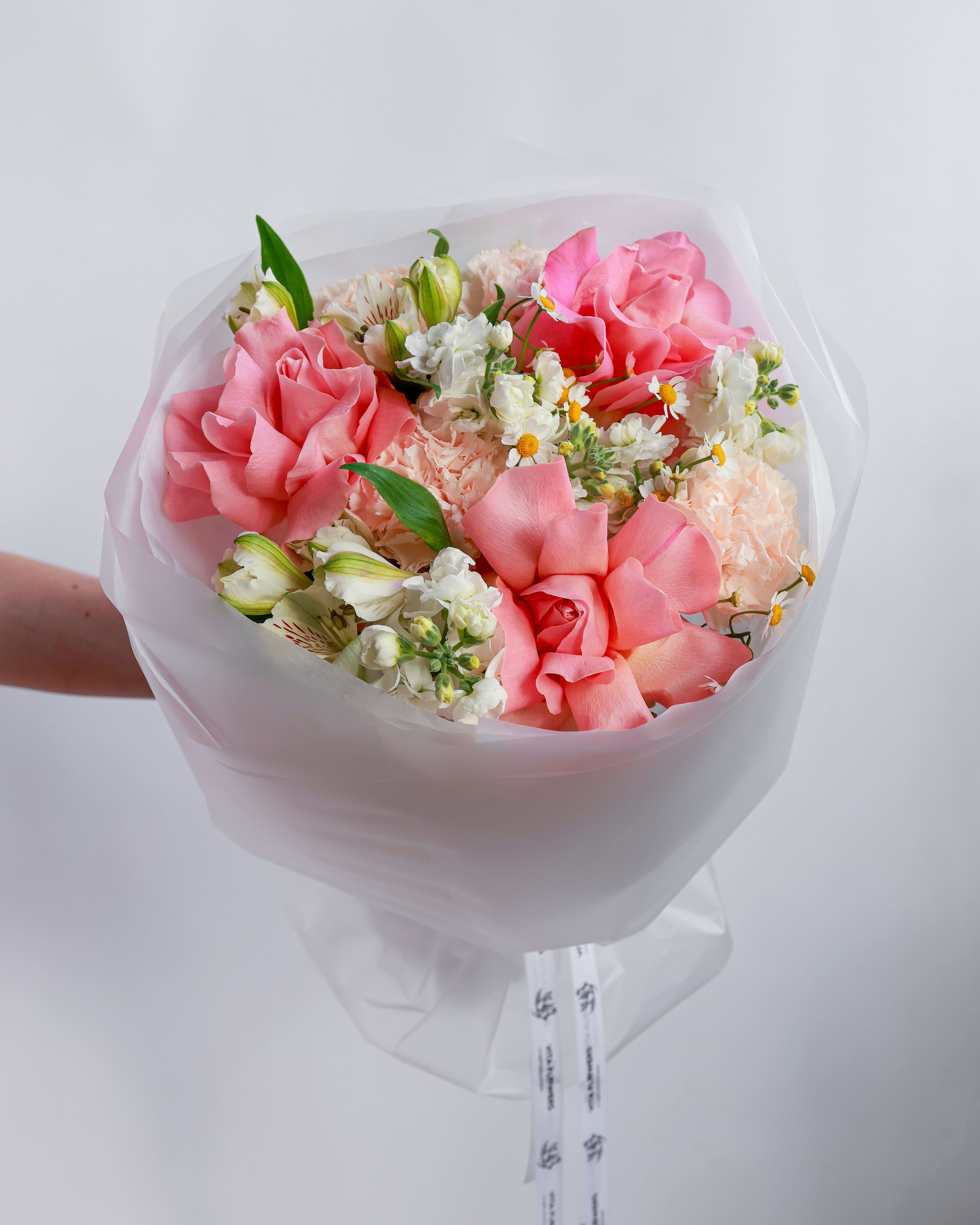 альстромерии красивый букет