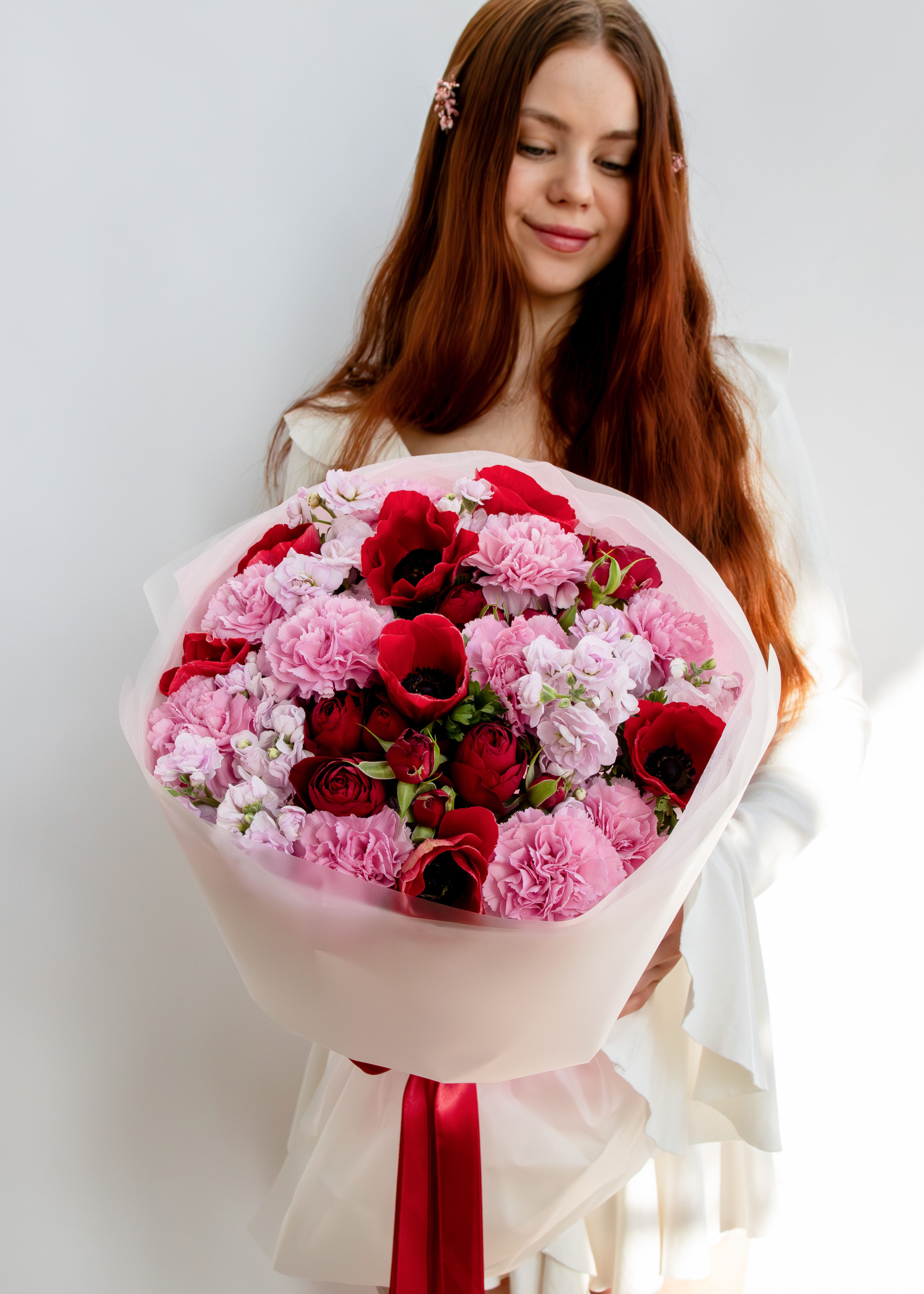 букет для любимой на 8 марта